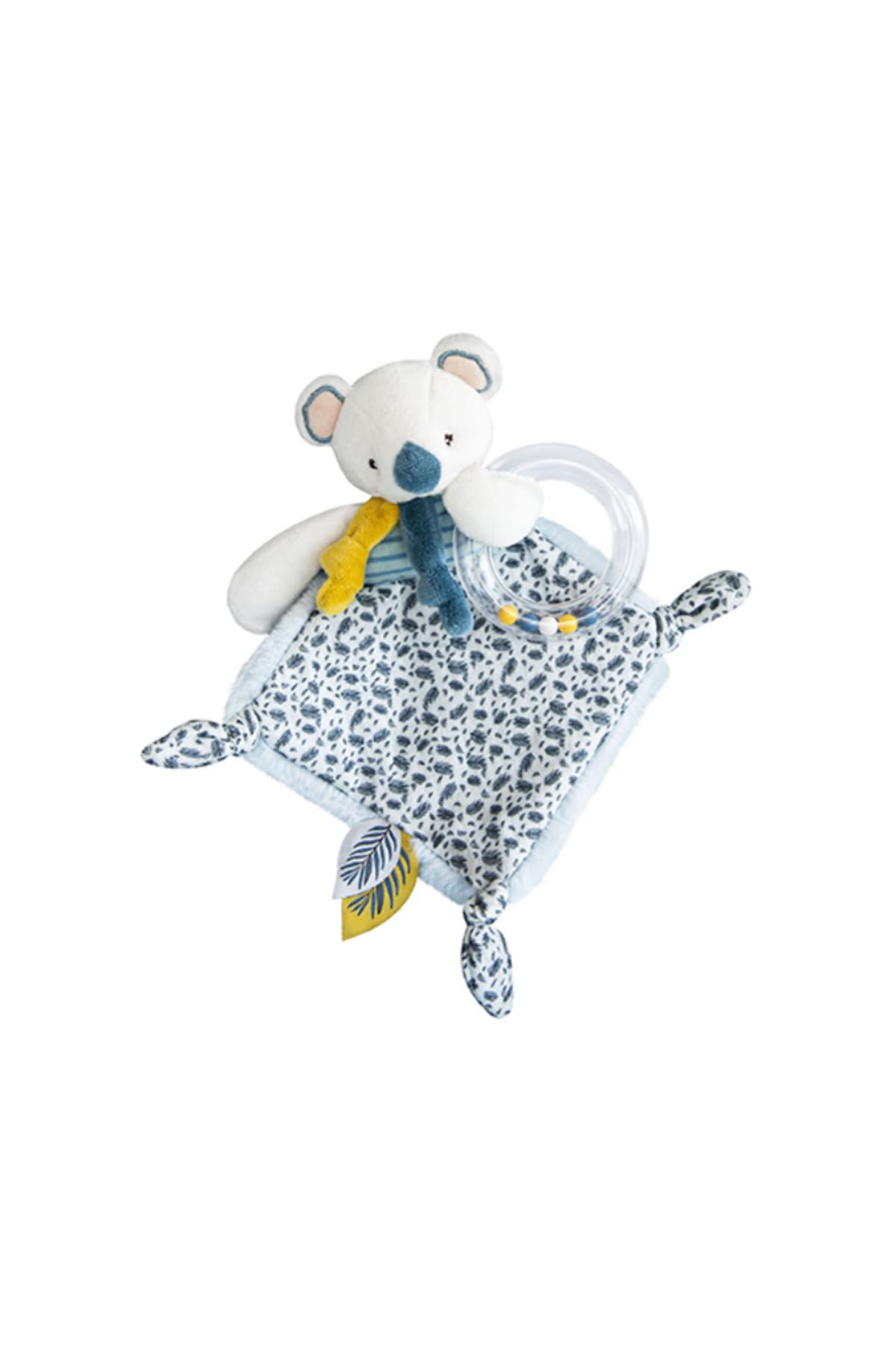 doudou-et-compagnie-yoca-le-koala-dc3666-doudou-hochet-bleu-22-cm image 2