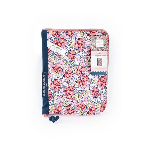 doudou-et-compagnie-boh-aime-dc4035-prot-ge-carnet-sant-rose-coton image 6