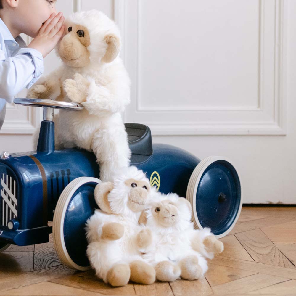 la-pelucherie-jungle-savane-singe-marcel-peluche-petit-35-cm-douce image 3