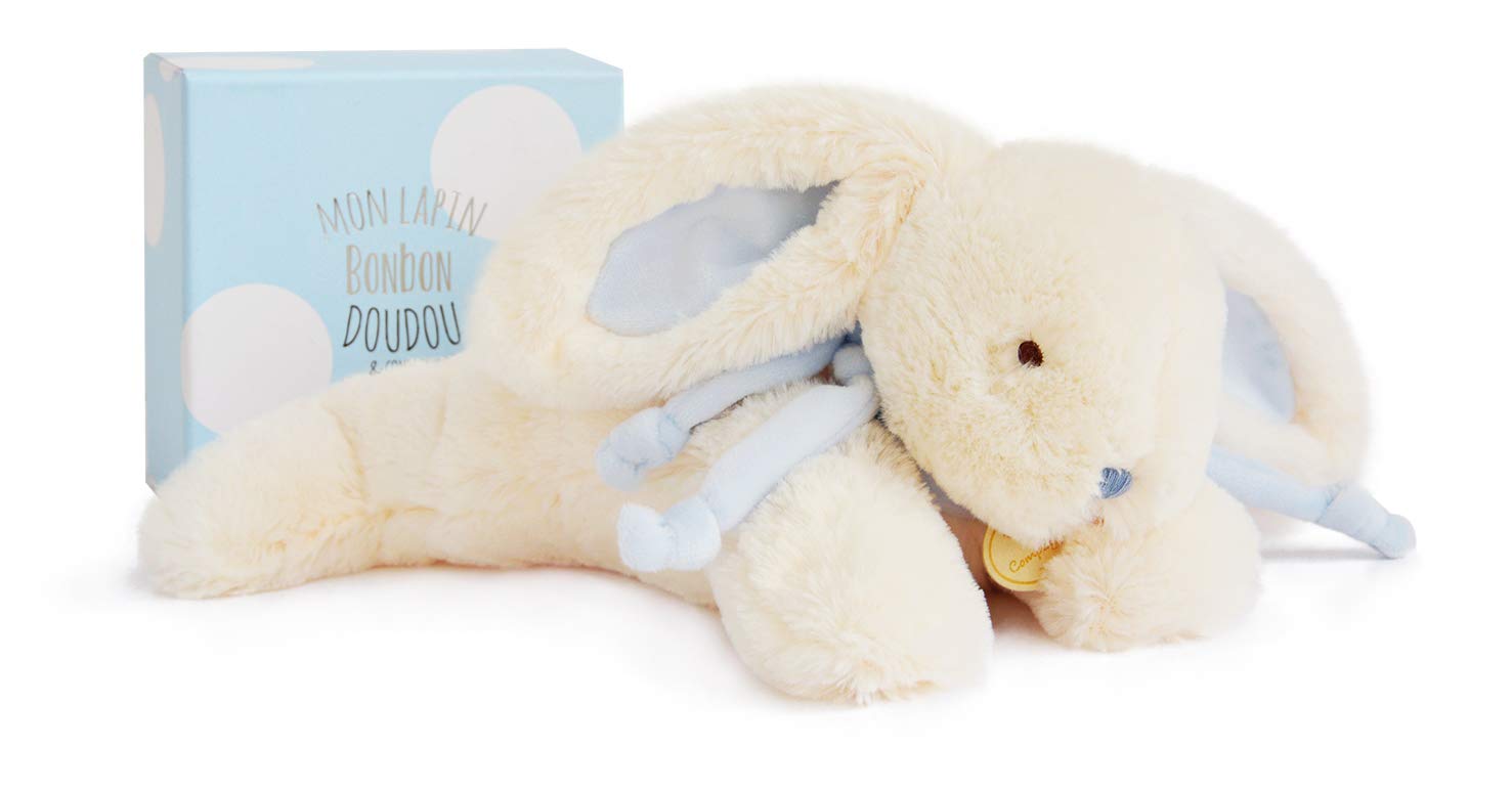 doudou-et-compagnie-lapin-bonbon-doudou-rose-30-cm-bo-te-cadeau image 1