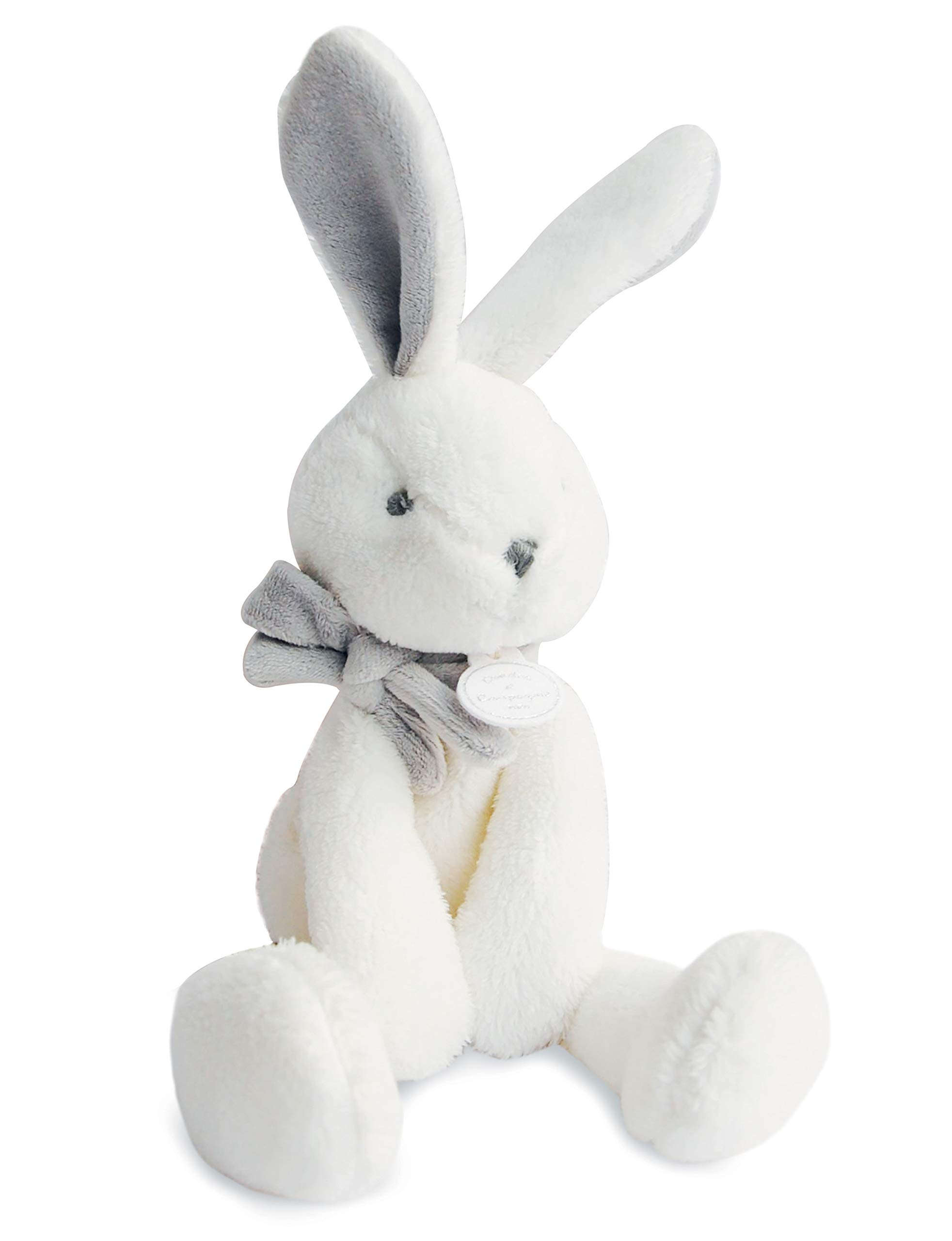 doudou-et-compagnie-lapin-doudou-chic-doudou-taupe-30-cm image 3