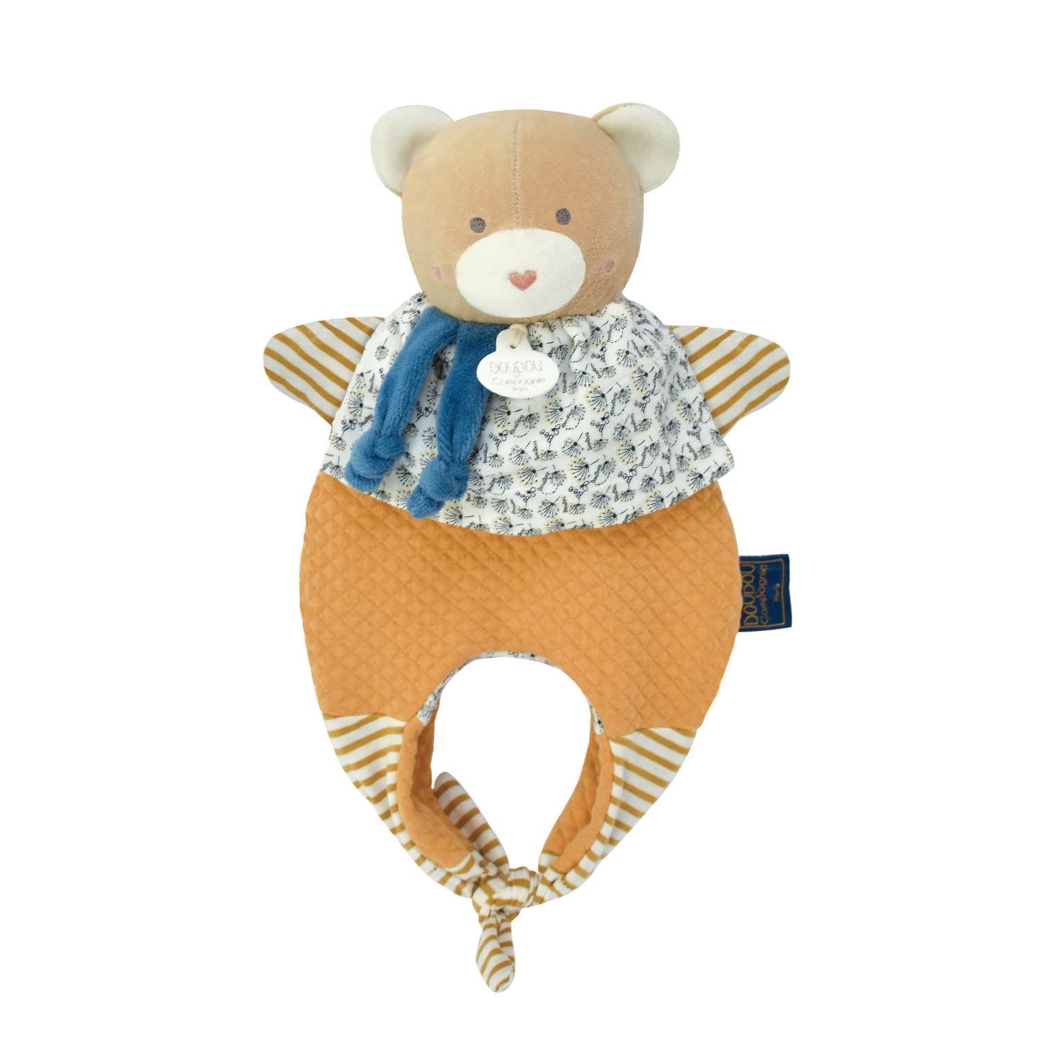 doudou-et-compagnie-les-petits-fut-s-dc3823-ours-marron-30-cm-3-en-1 image 2