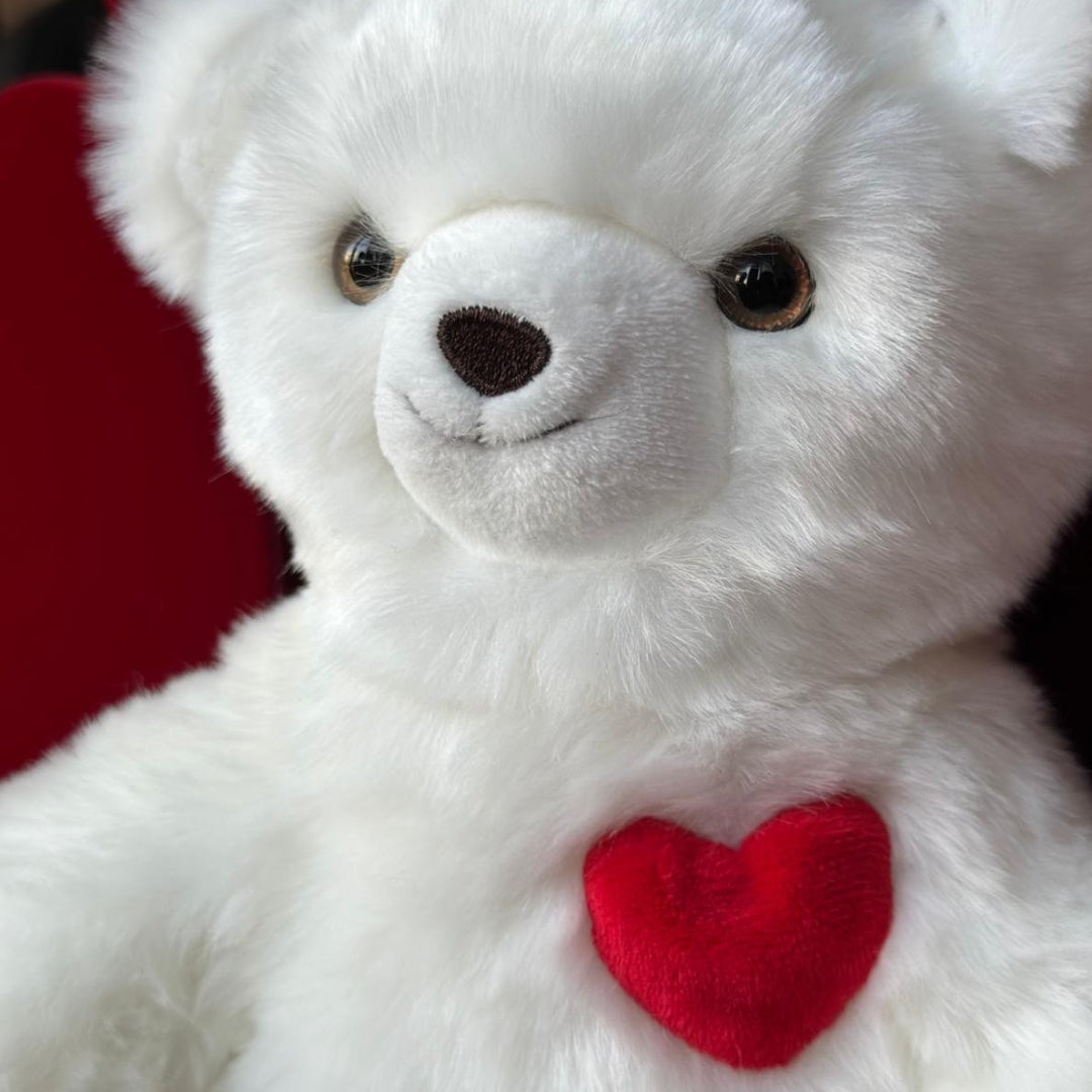 la-pelucherie-ours-mile-amoureux-peluche-25-cm-c-ur-rouge image 5
