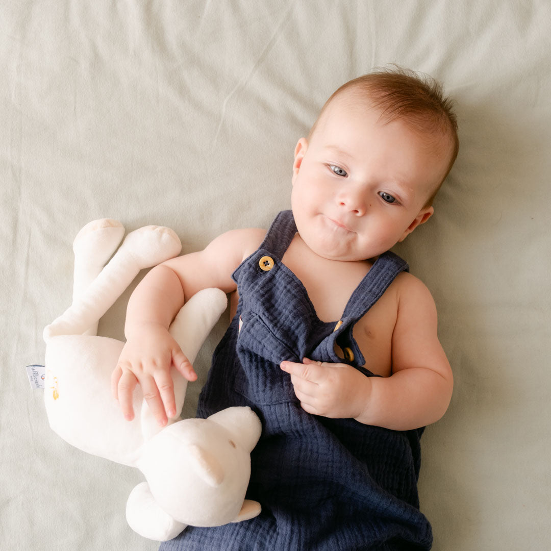la-pelucherie-naissance-mon-premier-doudou-ours-peluche-petit-36-cm-blanc image 6