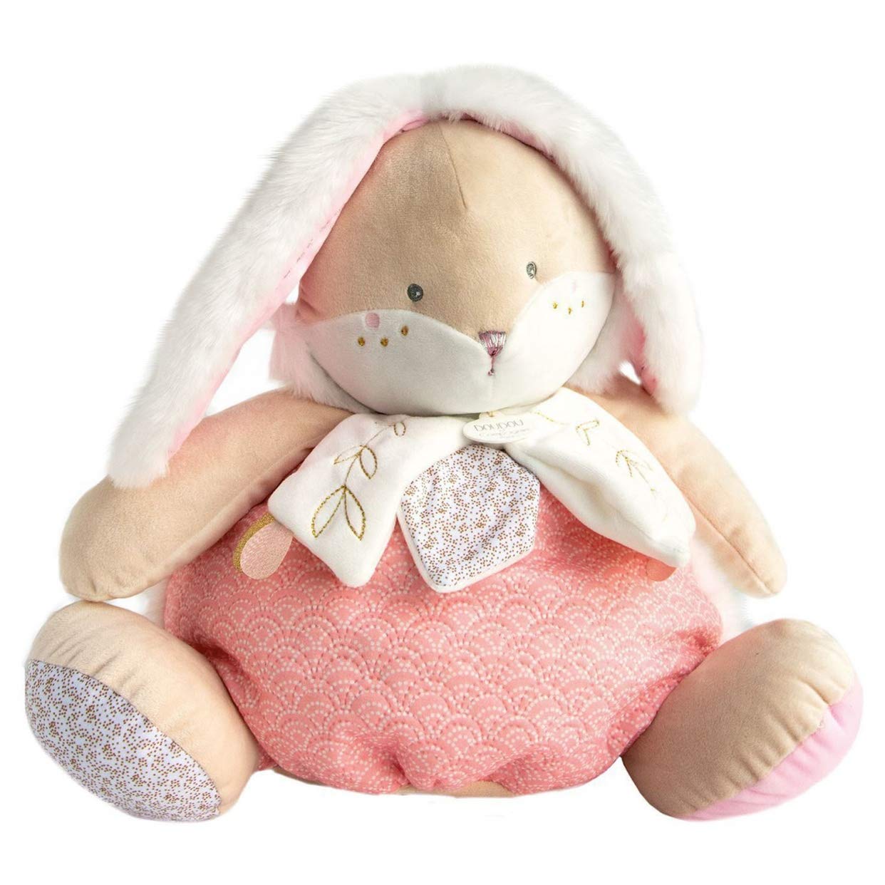 doudou-et-compagnie-lapin-de-sucre-dc3495-range-pyjama-lapin-rose image 1