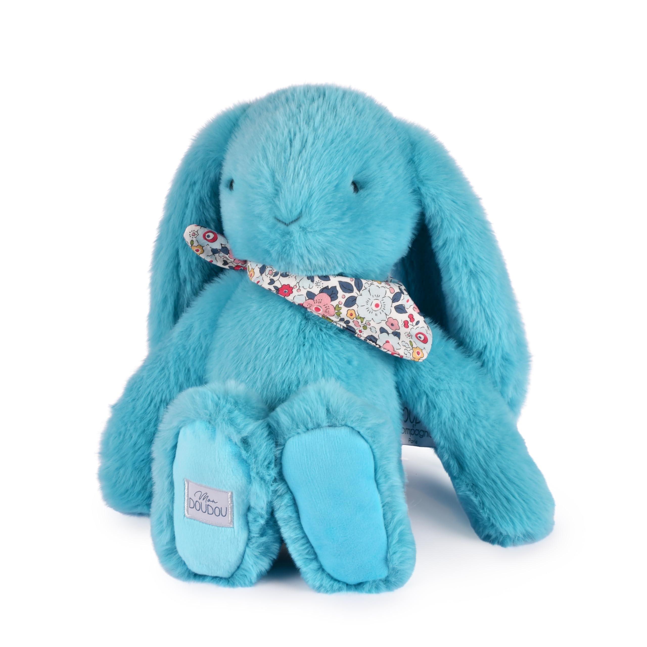 doudou-et-compagnie-fleurette-dc4705-doudou-lapin-prune-35-cm image 6