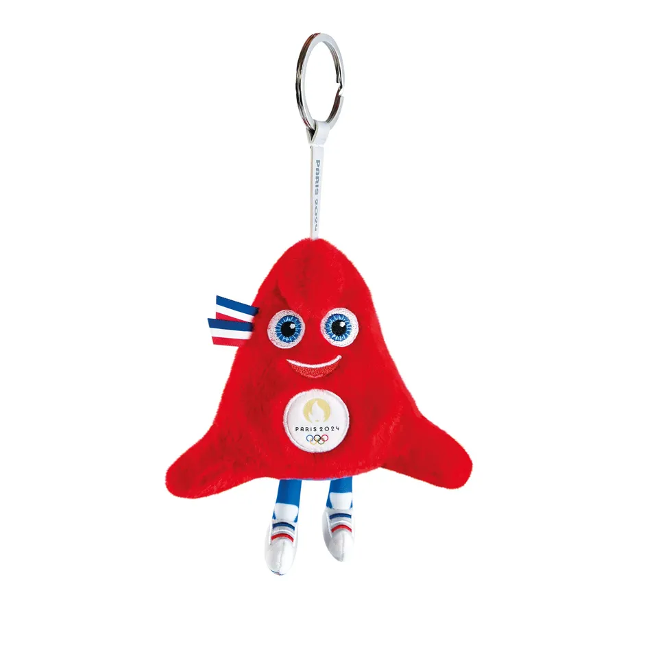 doudou-et-compagnie-jo-paris-2024-jo2400-porte-cl-s-phryge-10-cm image 1