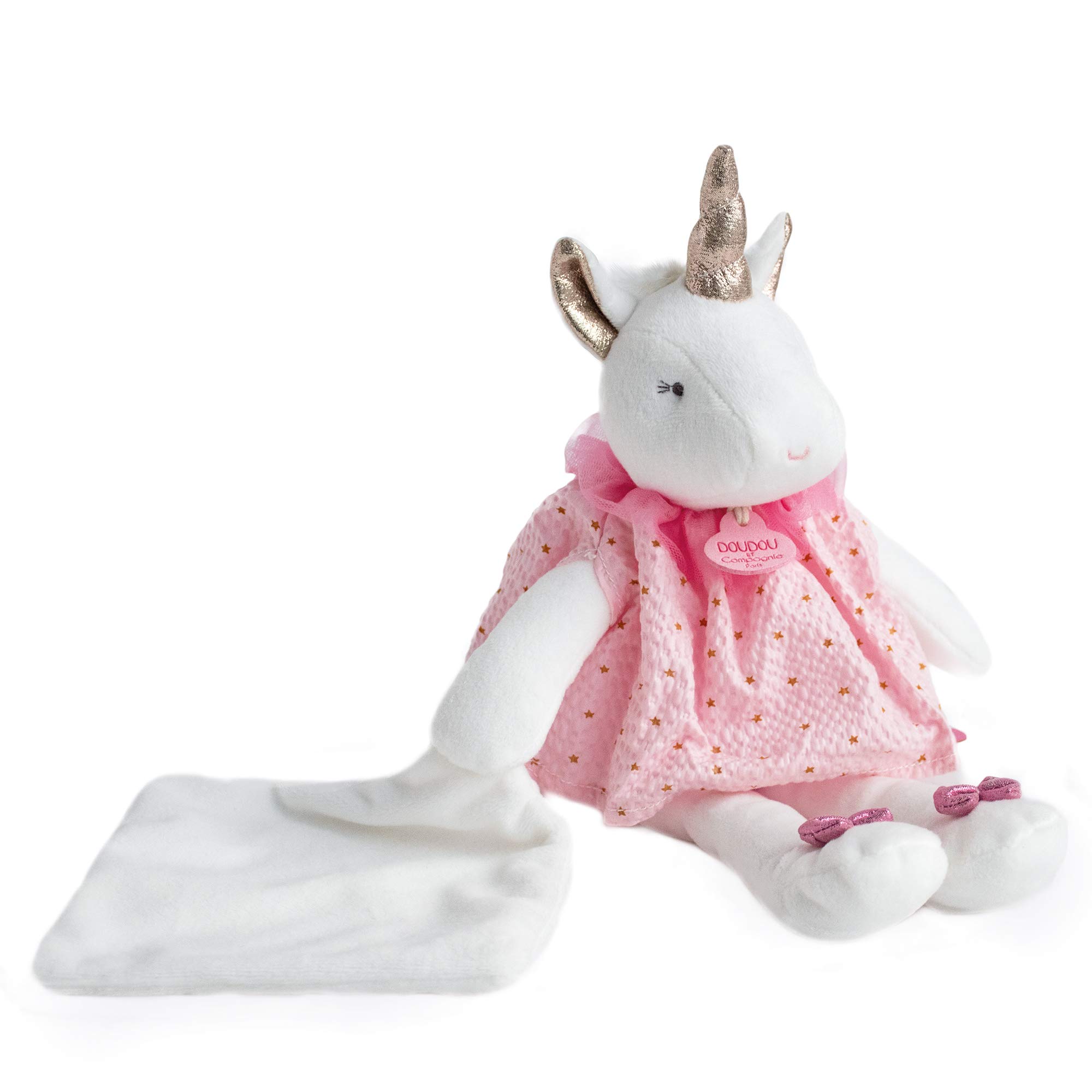 doudou-et-compagnie-attrape-r-ves-dc3543-licorne-doudou-rose-28-cm image 2