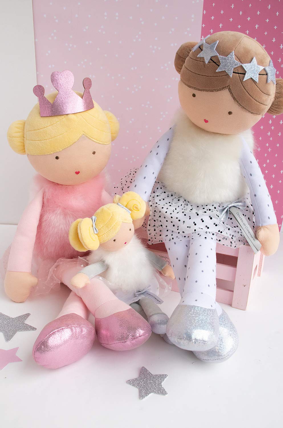 doudou-et-compagnie-les-pr-cieuses-poup-e-oriane-rose-60-cm image 6