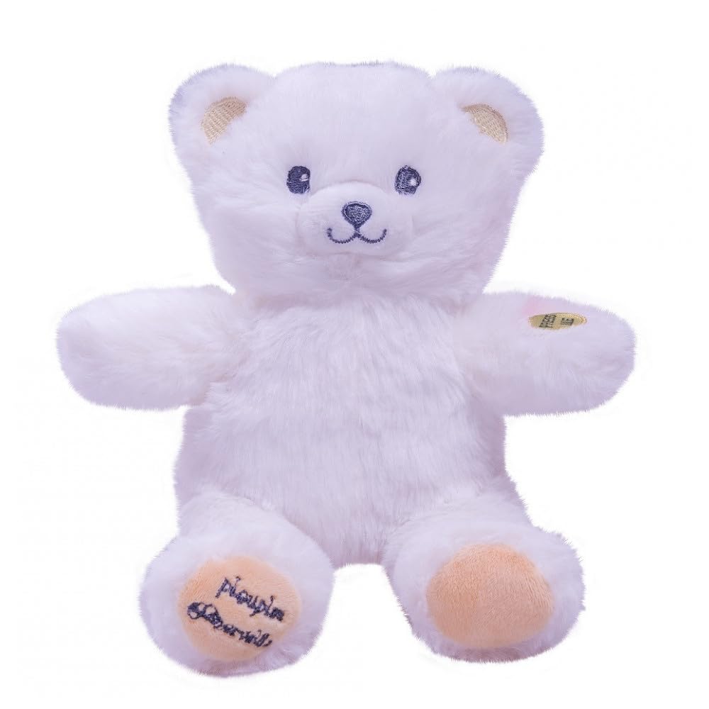 pioupiou-merveilles-gaston-ourson-lumineux-peluche-20-cm-blanc image 2