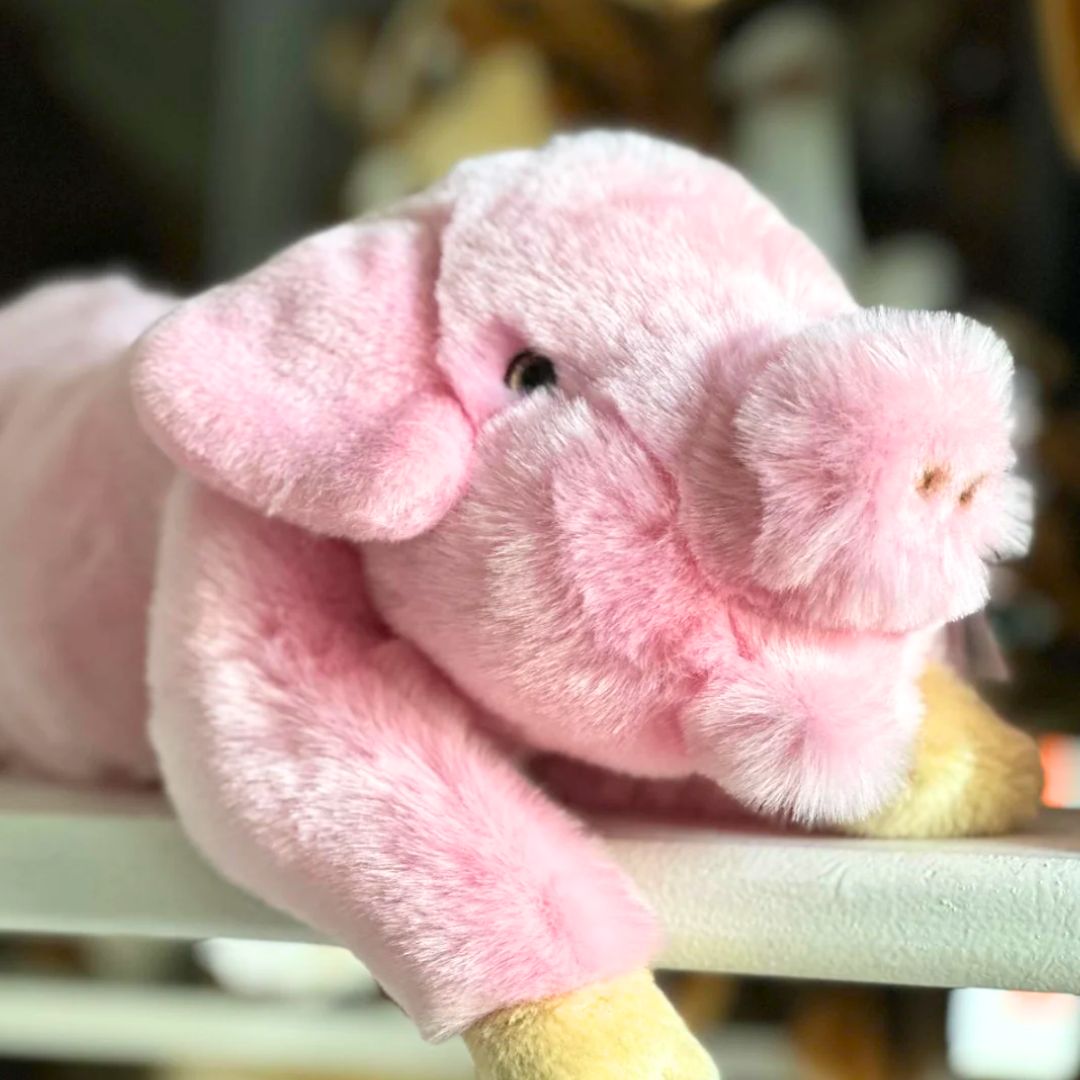 la-pelucherie-cochon-georges-peluche-moyen-40-cm-rose image 7
