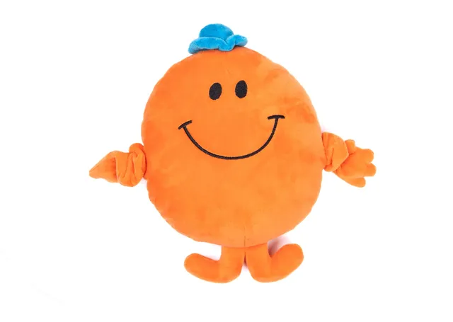 pioupiou-monsieur-madame-mr-chatouille-peluche-orange-25cm-16835 image 1