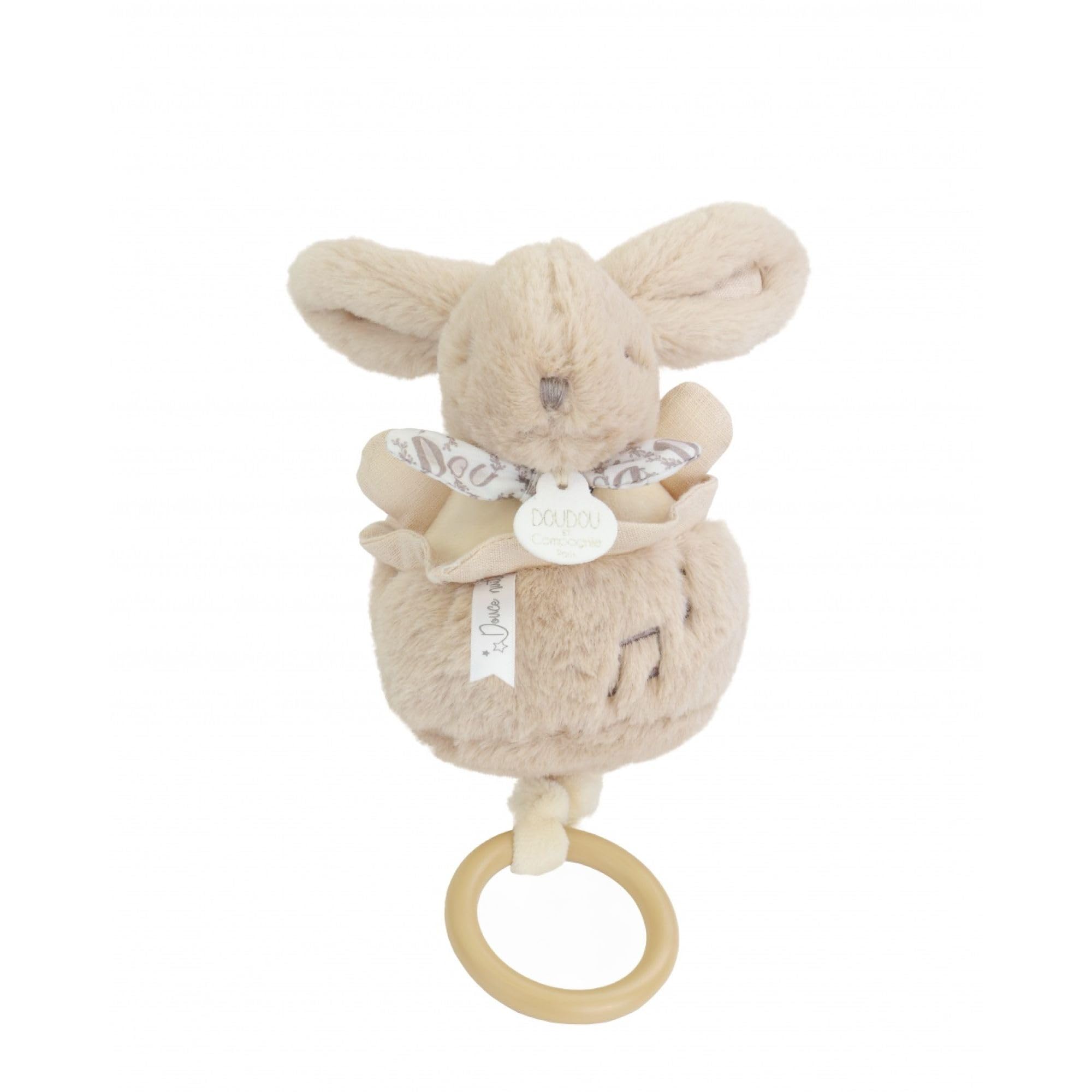 doudou-et-compagnie-bo-te-musique-dc4370-peluche-lapin-beige image 1