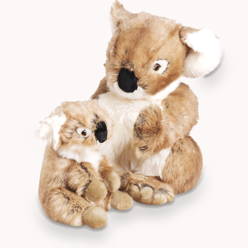 la-pelucherie-jungle-savane-koala-f-licien-peluche-moyen-50-cm-gris image 1