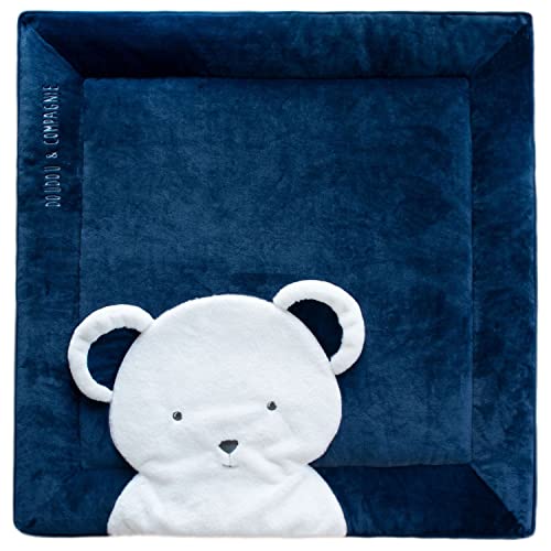 doudou-et-compagnie-les-tapis-ours-bleu-tapis-veil-100x100-dc3310 image 2