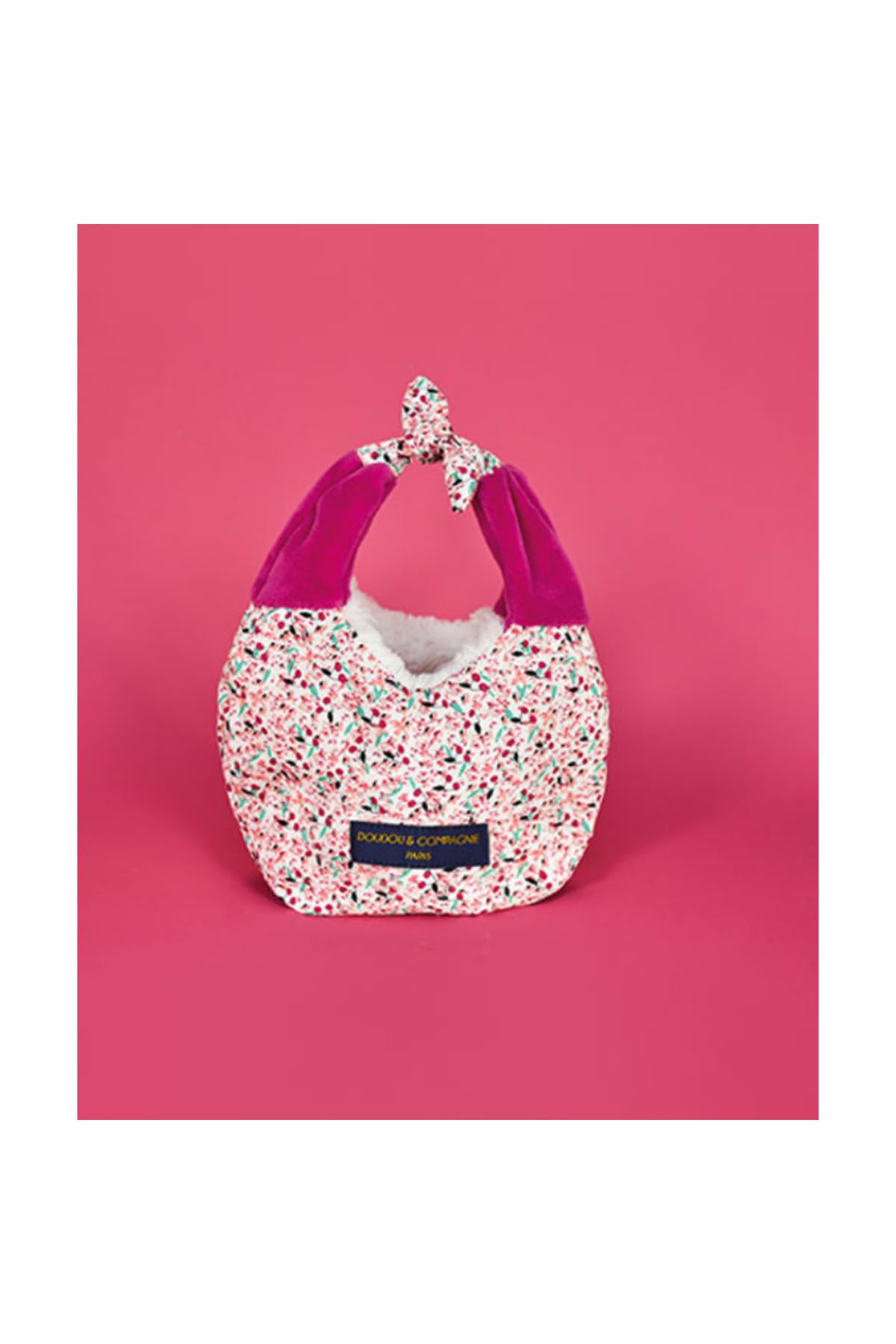 doudou-et-compagnie-petits-fut-s-lapin-rose-30-cm-marionnette-sac image 3