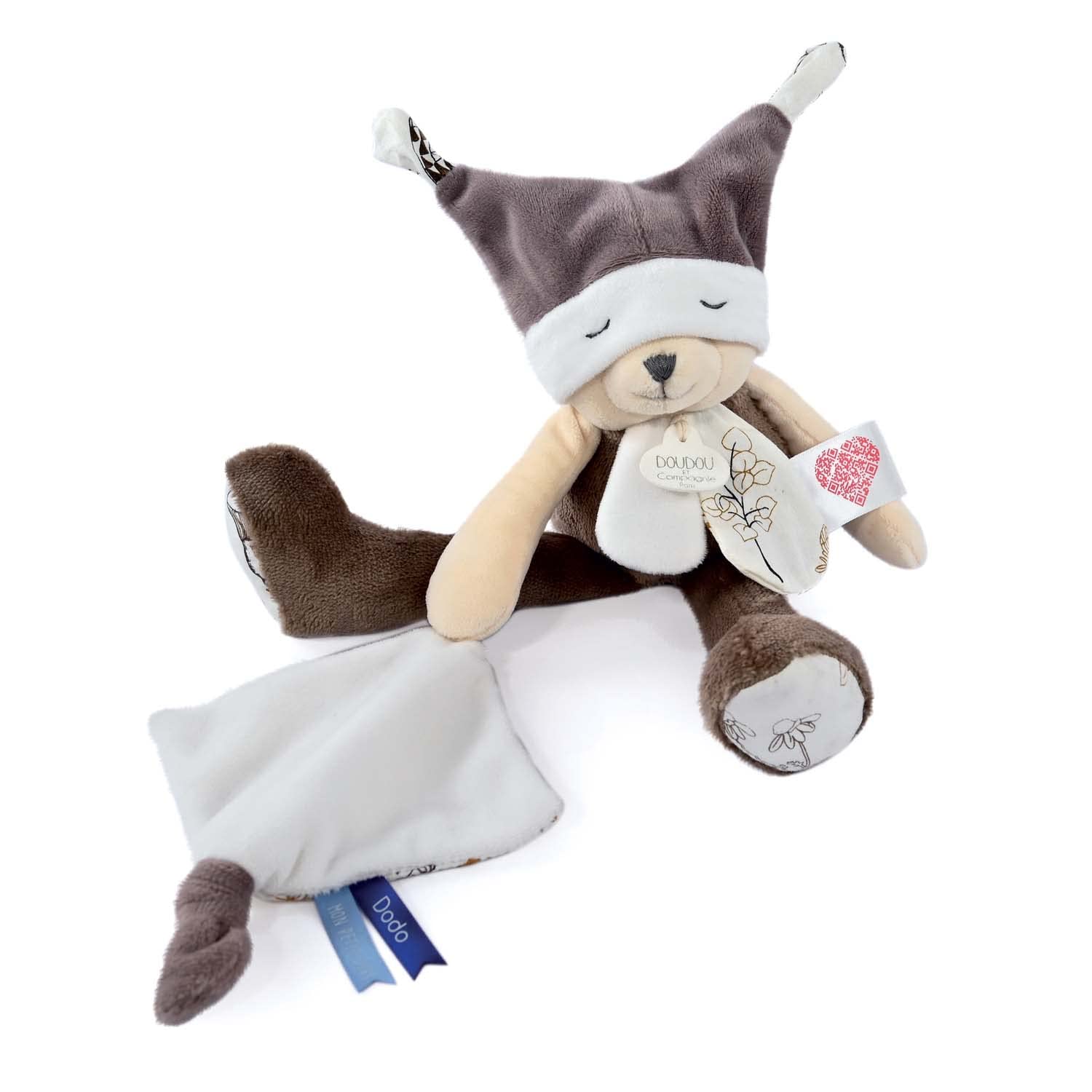doudou-et-compagnie-les-petits-fut-s-pantin-ours-gris-35-cm-histoires image 2