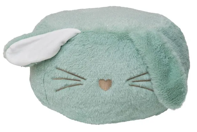 pioupiou-merveilles-d-co-pouf-oreilles-chat-vert-glitter-1-4-ans image 1