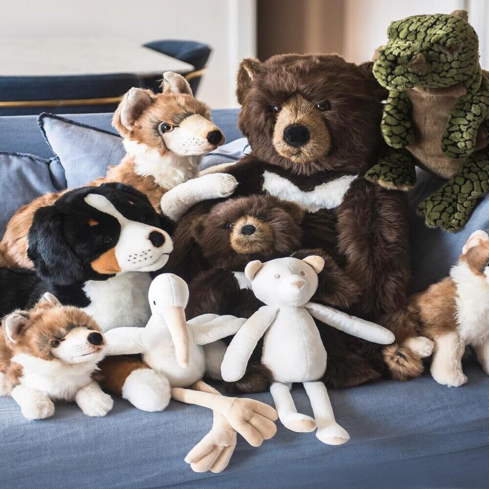 la-pelucherie-ours-gabin-peluche-brun-petit-35-cm image 8