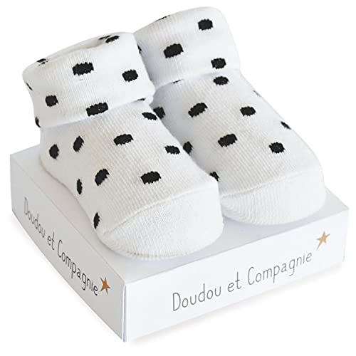 doudou-et-compagnie-chaussons-b-b-chaussettes-naissance-gris-coton image 6