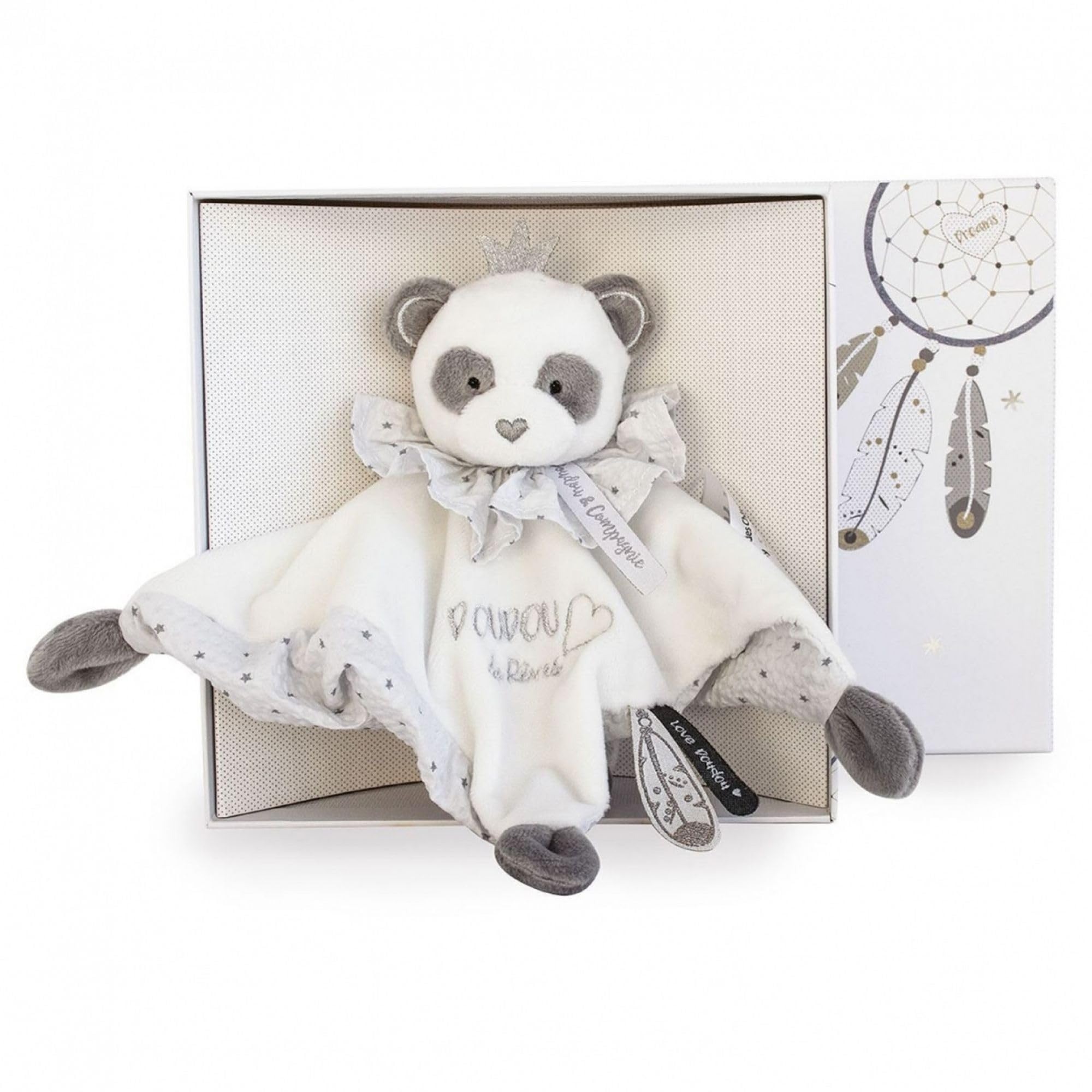 doudou-et-compagnie-attrape-r-ves-dc3536-doudou-panda-gris-20-cm image 7