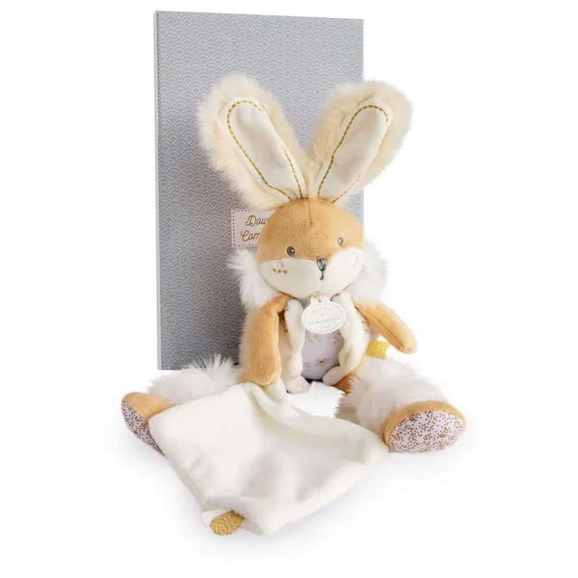 doudou-et-compagnie-lapin-de-sucre-dc3485-peluche-lapin-beige-31-cm image 1