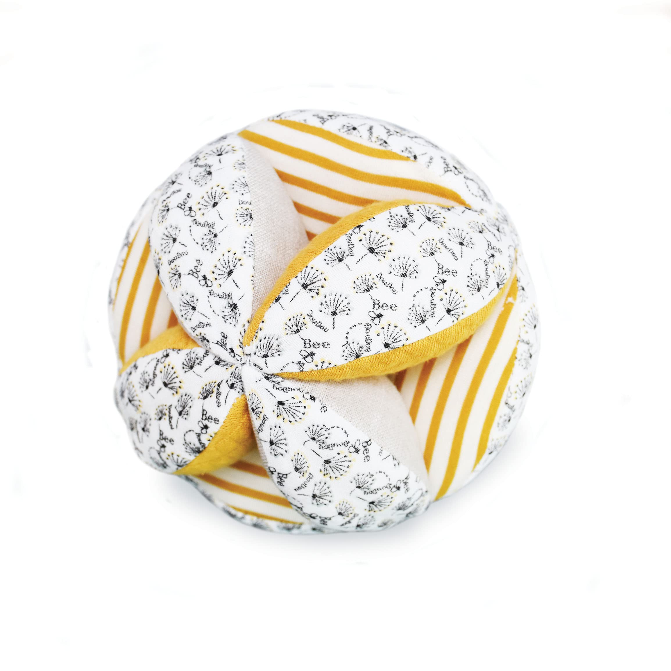 doudou-et-compagnie-balles-sensorielles-balle-pollen-abeille-15cm image 3