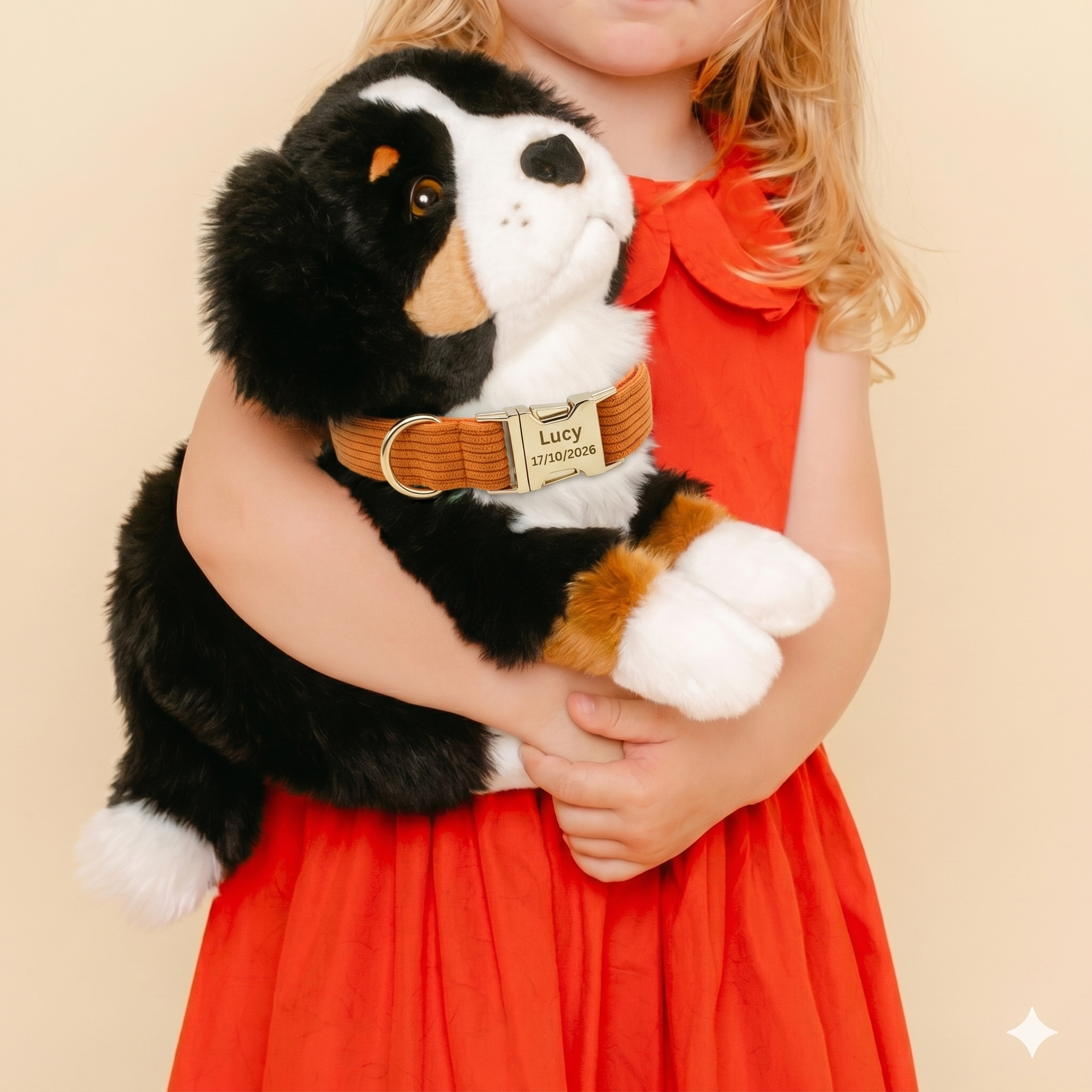 la-pelucherie-chiens-chien-ferdinand-peluche-petit-assis-28-cm image 5