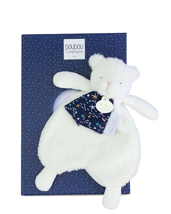 doudou-et-compagnie-ours-clair-de-lune-dc4316-doudou-plat-blanc image 3