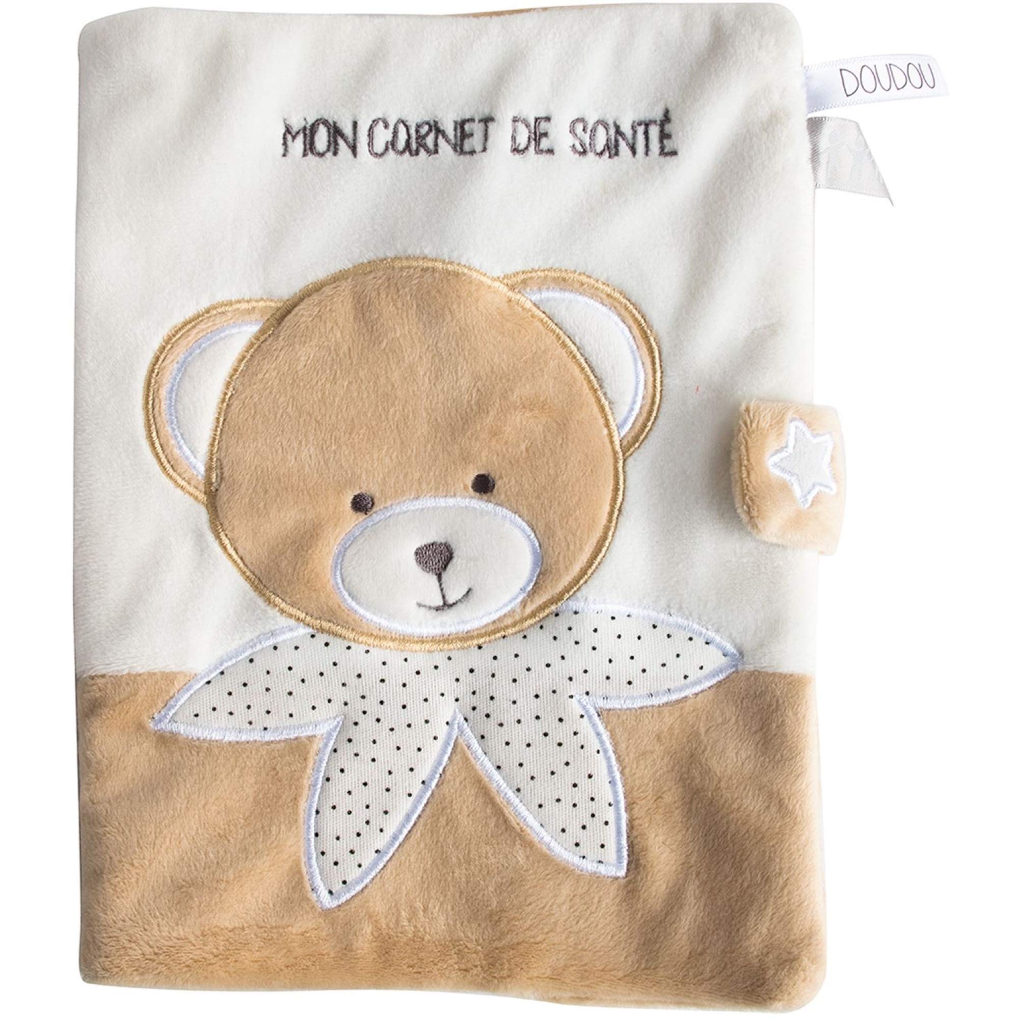 doudou-et-compagnie-prot-ge-carnet-sant-dc3504-ours-beige image 1