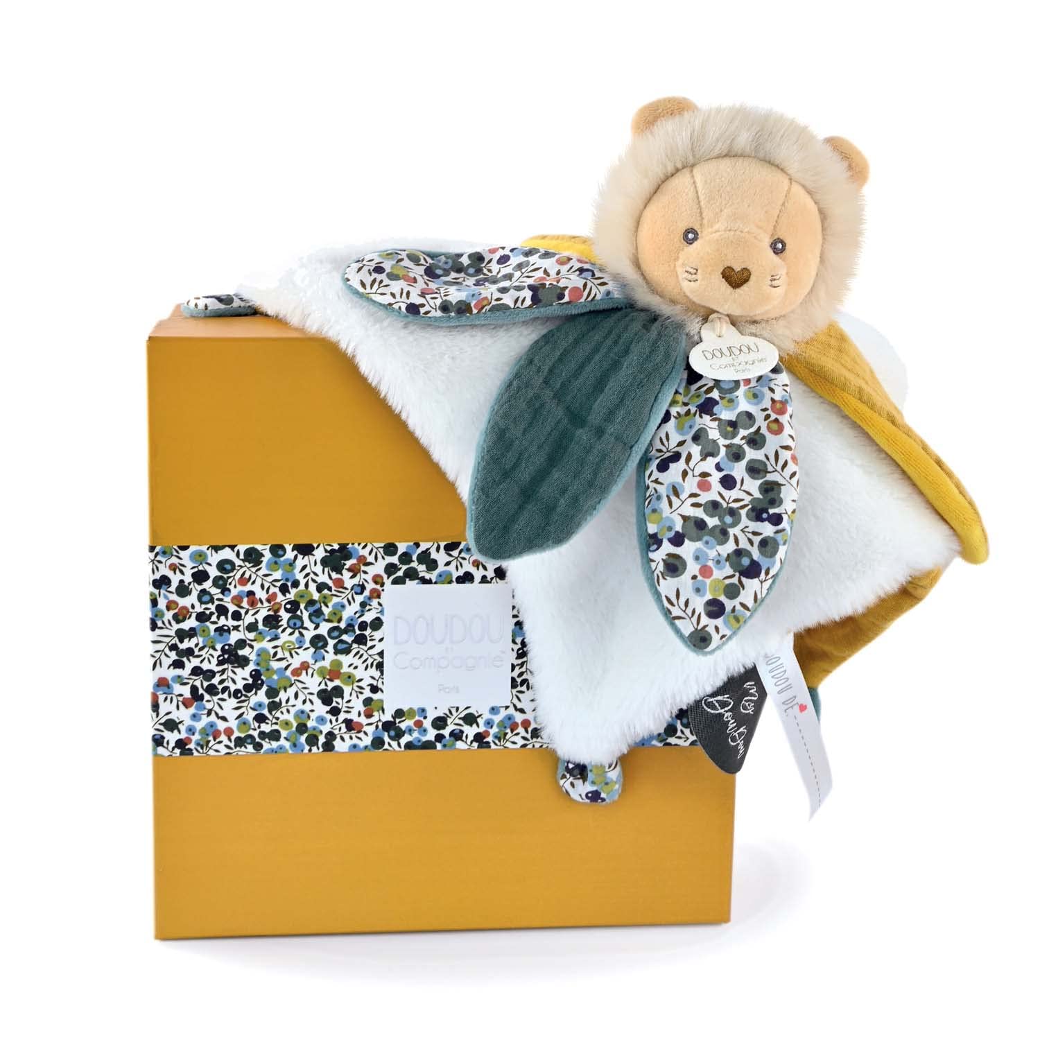 doudou-et-compagnie-boh-aime-pantin-lion-doudou-beige image 7