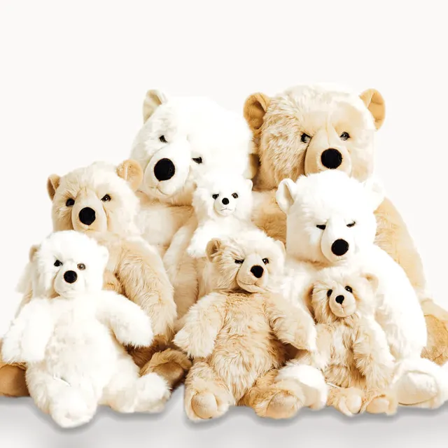la-pelucherie-ours-jules-peluche-ours-blanc-50-cm-cr-me image 1
