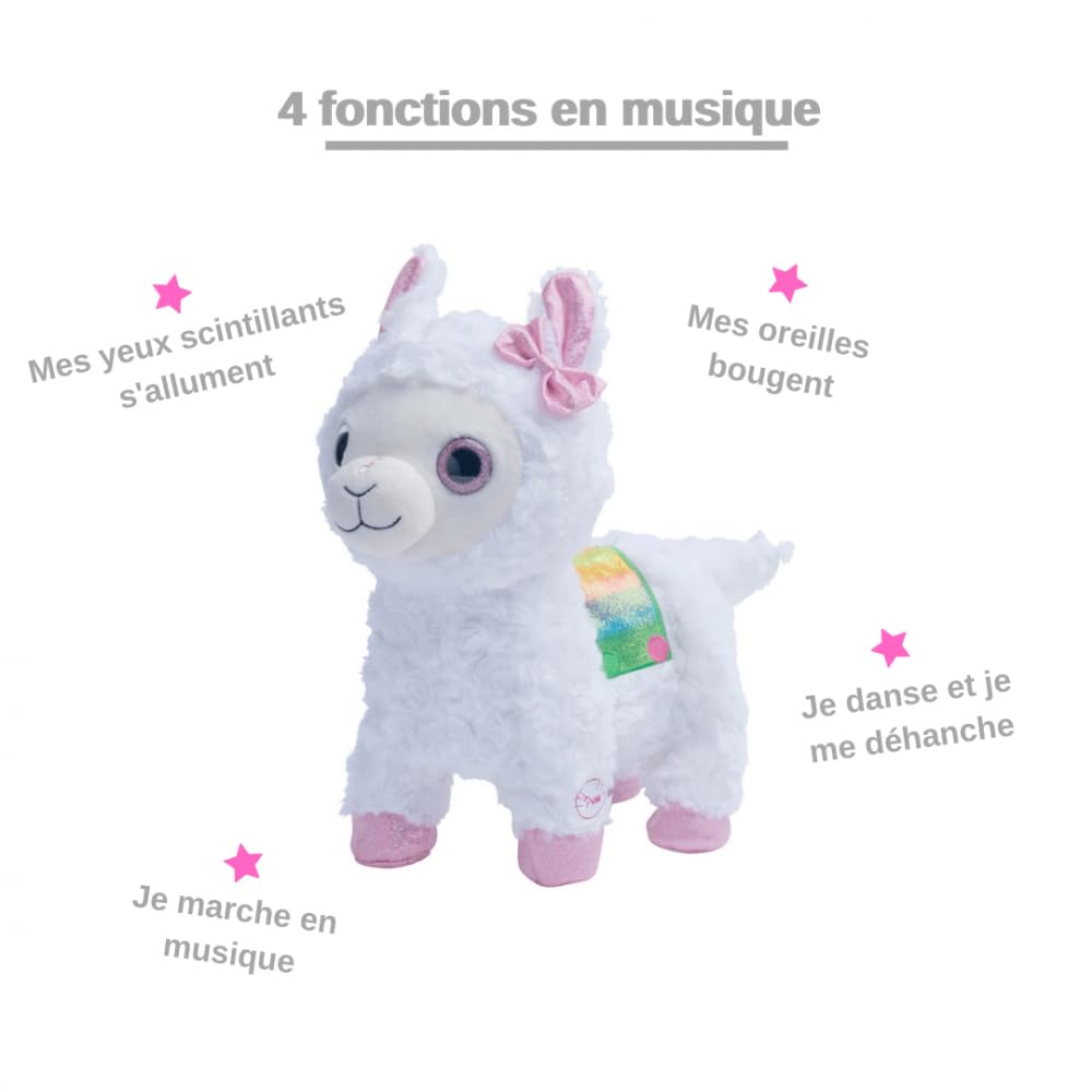 pioupiou-merveilles-popy-peluche-interactive-lama-30-cm image 7