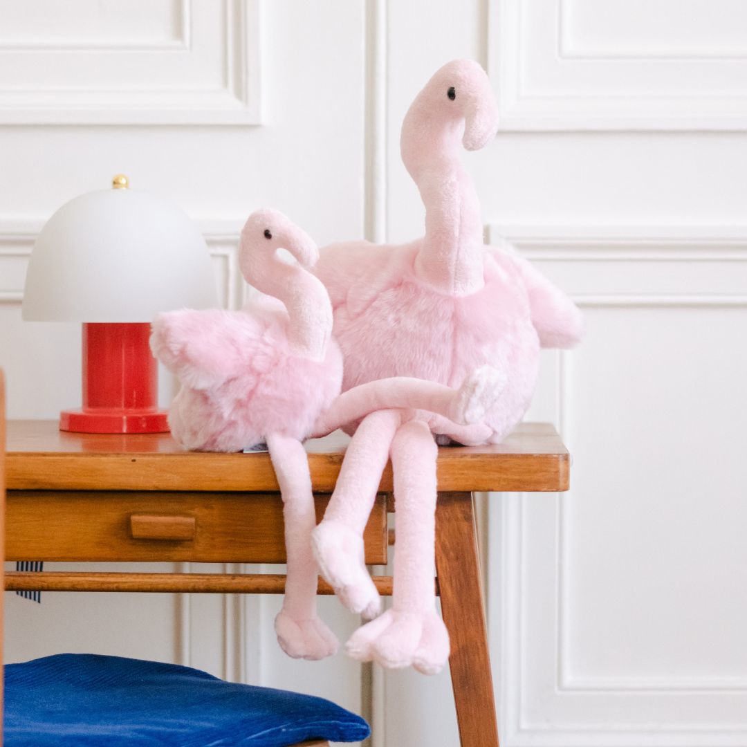 la-pelucherie-la-mer-suzie-peluche-flamant-rose-36-cm image 2