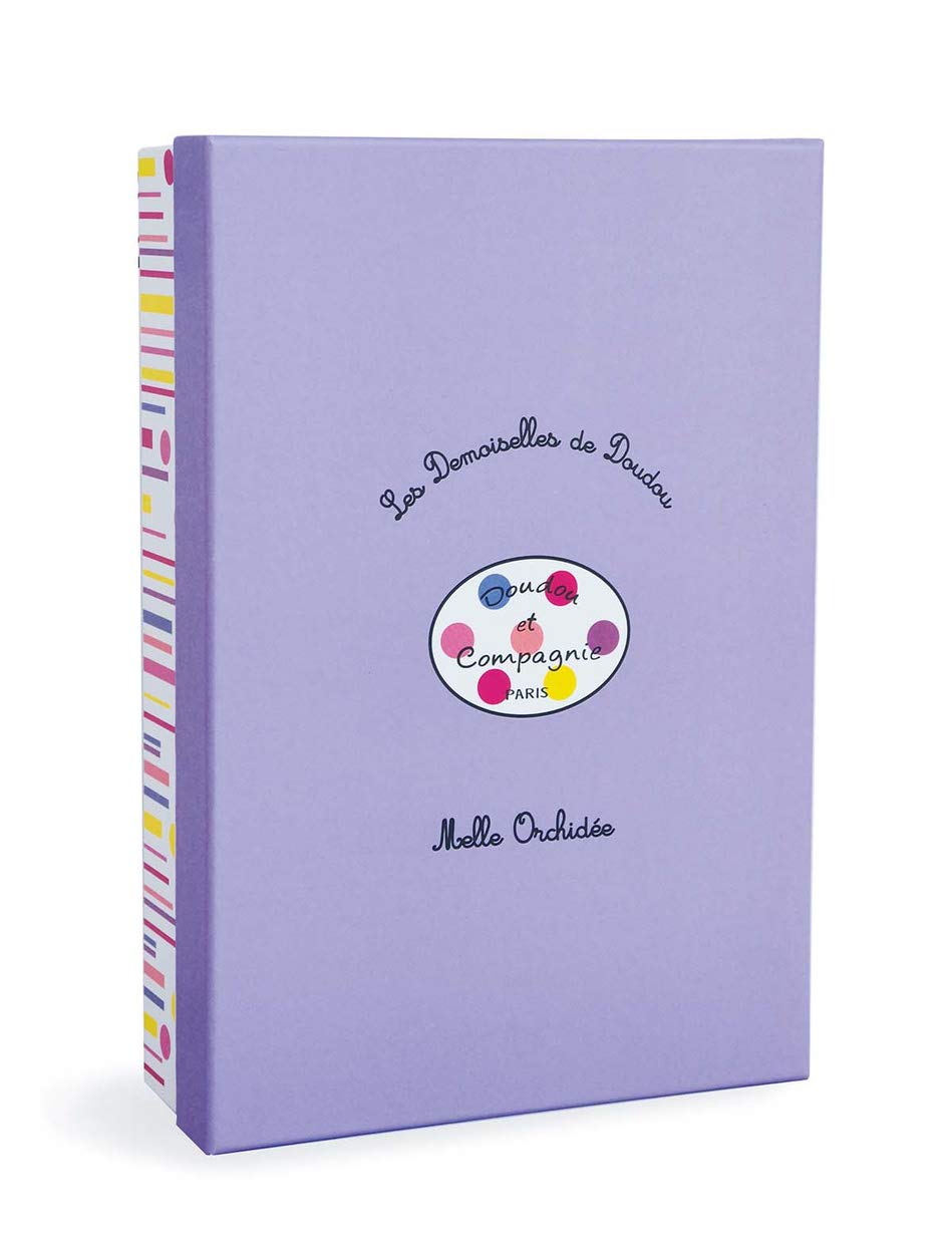 doudou-et-compagnie-grandes-demoiselles-dc2775-poup-e-orchid-e-30-cm image 3