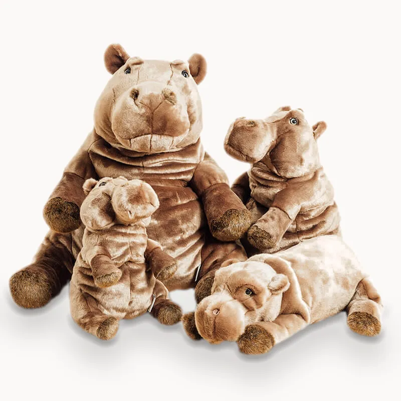 la-pelucherie-jungle-edgar-peluche-hippo-40-cm image 1