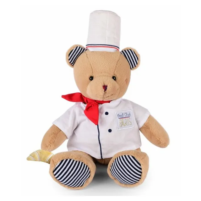 doudou-et-compagnie-ours-champs-lys-es-sp4287-peluche-28-cm image 1