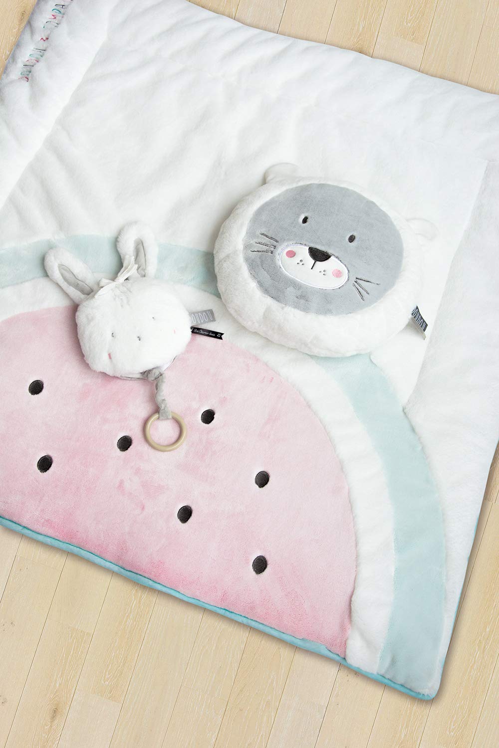 doudou-et-compagnie-aussi-doux-lapin-bo-te-musique-17cm image 3