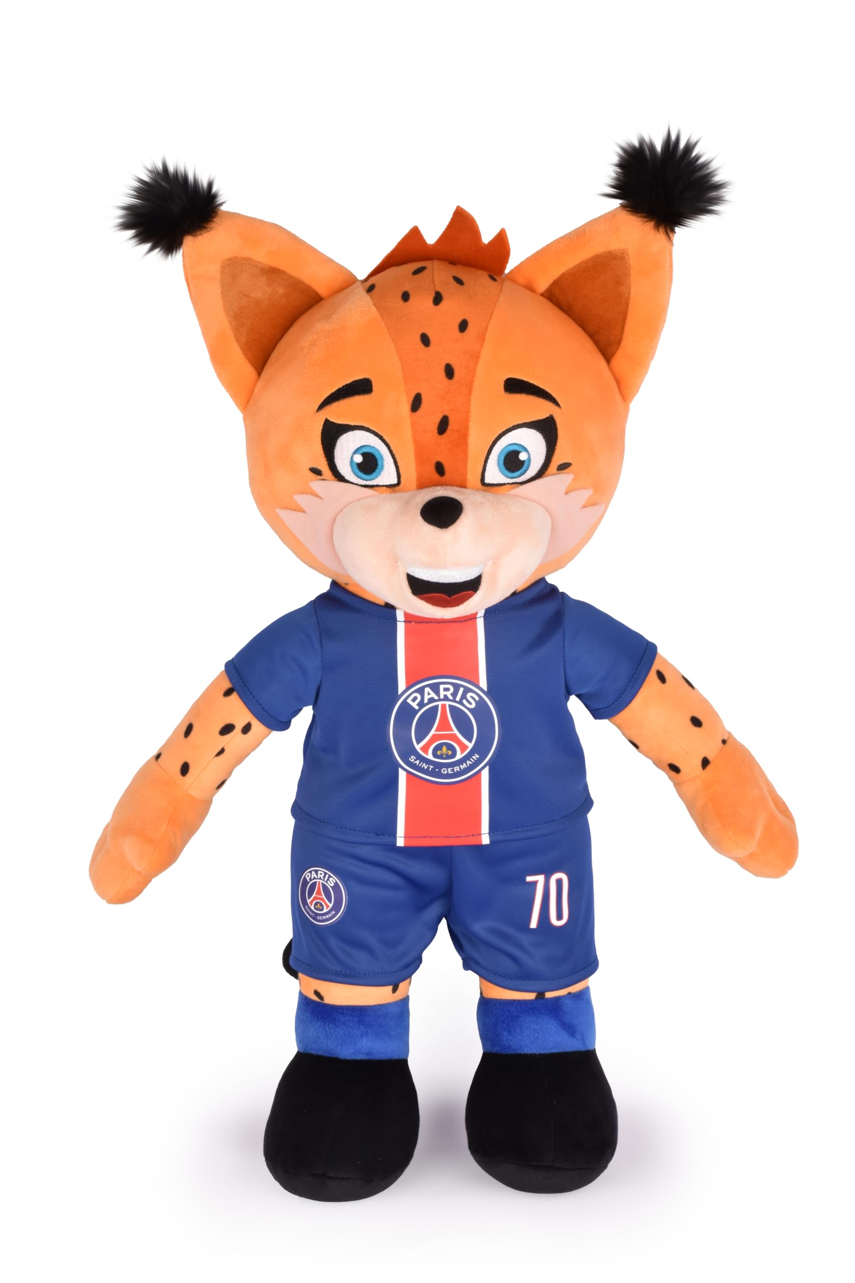 doudou-et-compagnie-psg-peluche-germain-lynx-25-cm-maillot image 5