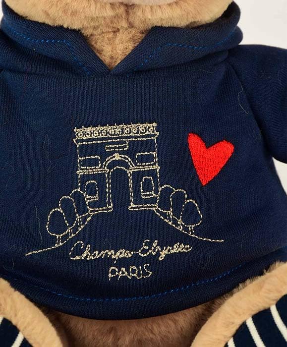 doudou-et-compagnie-ours-champs-lys-es-sp4287-peluche-28-cm image 3