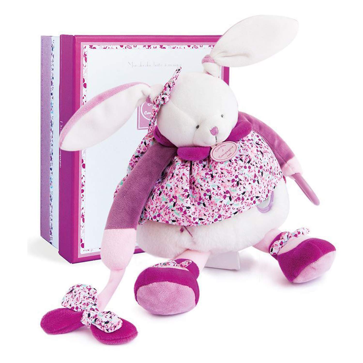 doudou-et-compagnie-cerise-petit-chou-lapin-peluche-17cm image 7