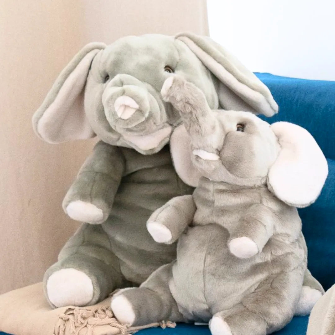 la-pelucherie-l-phant-basile-peluche-moyen-40-cm-gris image 7