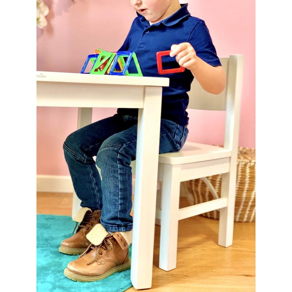 pioupiou-merveilles-lot-2-chaises-enfant-blanc-4-7-ans-bois-h-v-a image 2