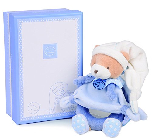 doudou-et-compagnie-petit-chou-dc2713-hochet-ours-beige-19-cm image 2