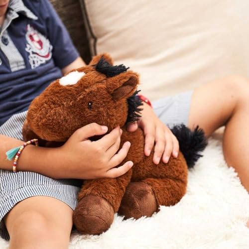 pelucho-peluches-bouillottes-poney-peluche-bouillotte-lavande image 7