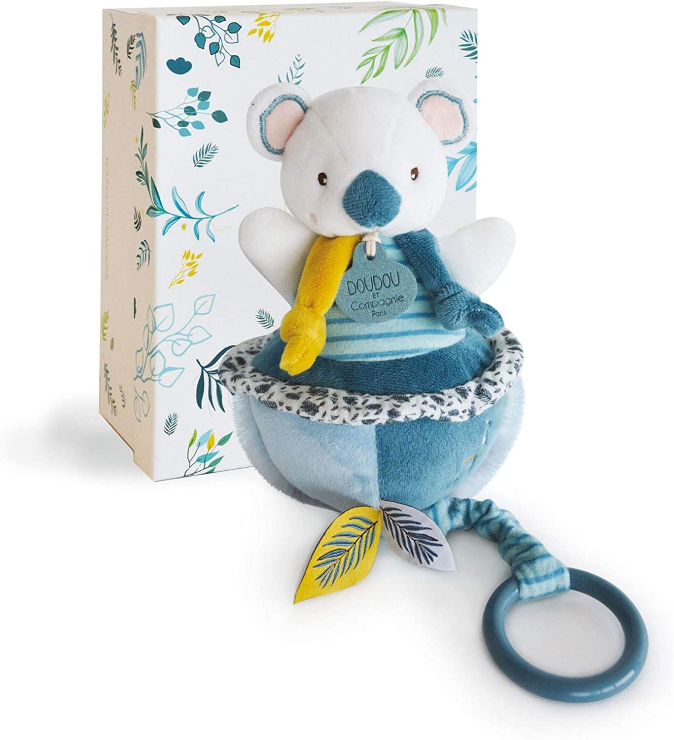 doudou-et-compagnie-yoca-le-koala-dc3635-peluche-musicale-bleu-17-cm image 3