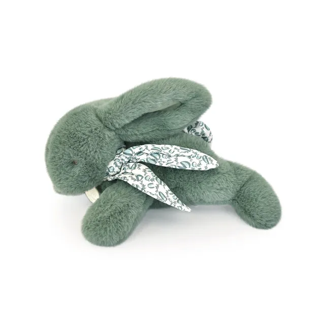 doudou-et-compagnie-lapin-doudou-dc4143-peluche-lapin-vert-sauge-29-cm image 1
