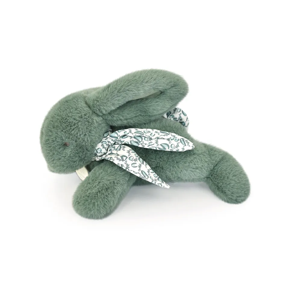 doudou-et-compagnie-lapin-doudou-dc4143-peluche-lapin-vert-sauge-29-cm image 1