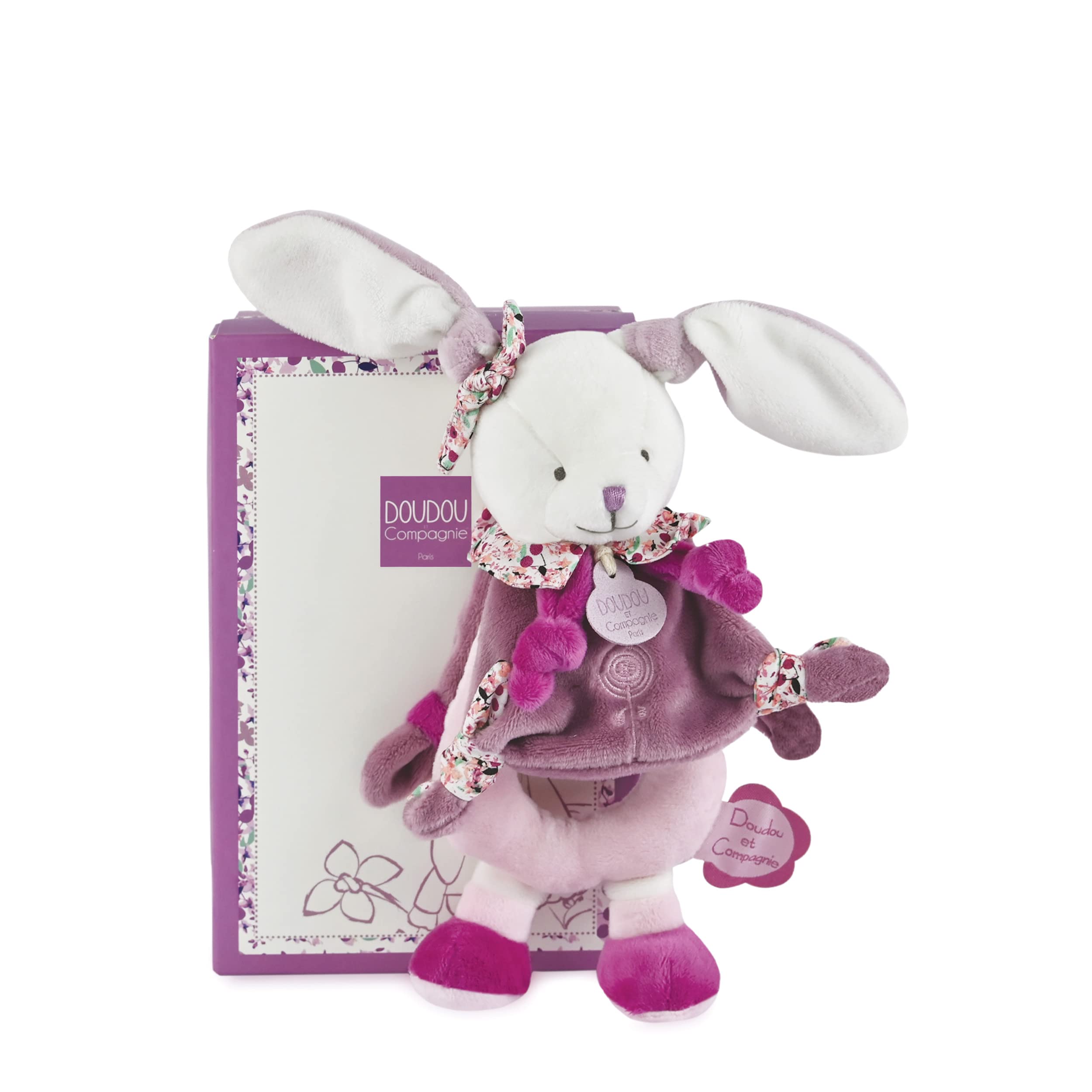 doudou-et-compagnie-cerise-petit-chou-lapin-peluche-17cm image 8