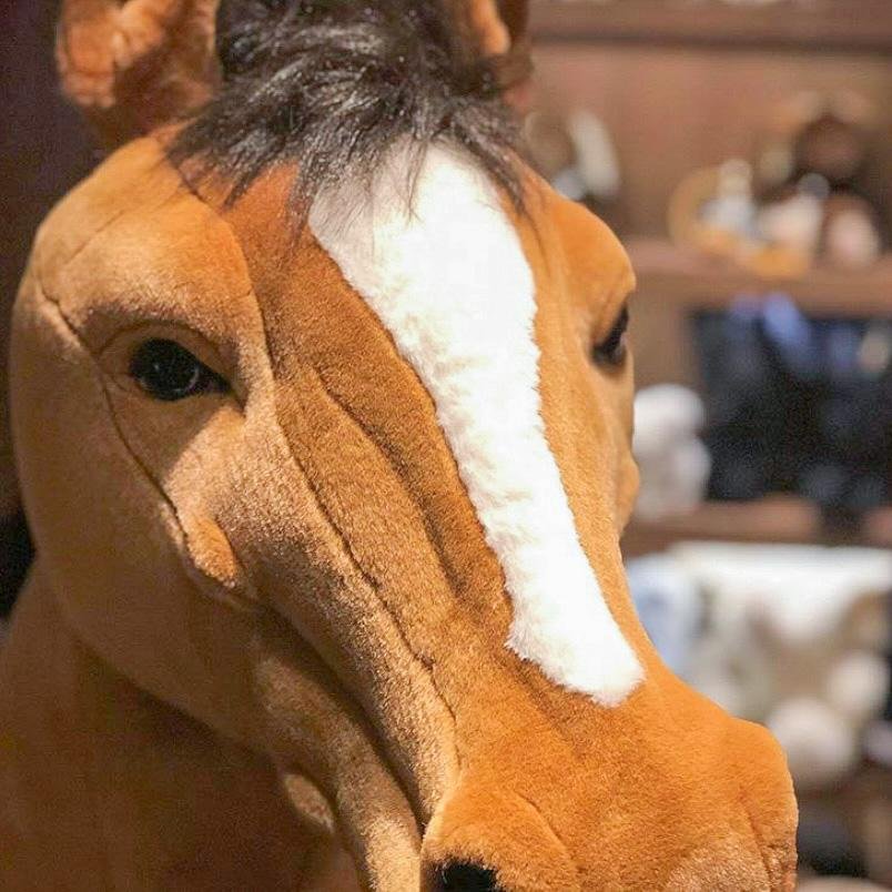 la-pelucherie-cheval-g-ant-peluche-grand-130-cm-r-aliste image 3